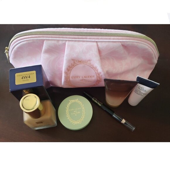 Estee Lauder Double Wear Stay-in-Place Foundation 6 PC Set - 5C1 or 5N1 or 4W4 - Picture 2 of 7